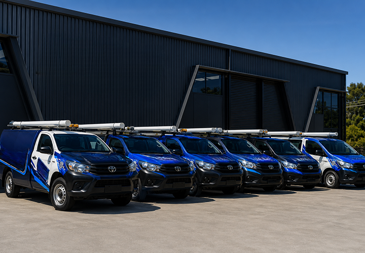 Fleet of St Andrews Blocked Drains plumbing vans